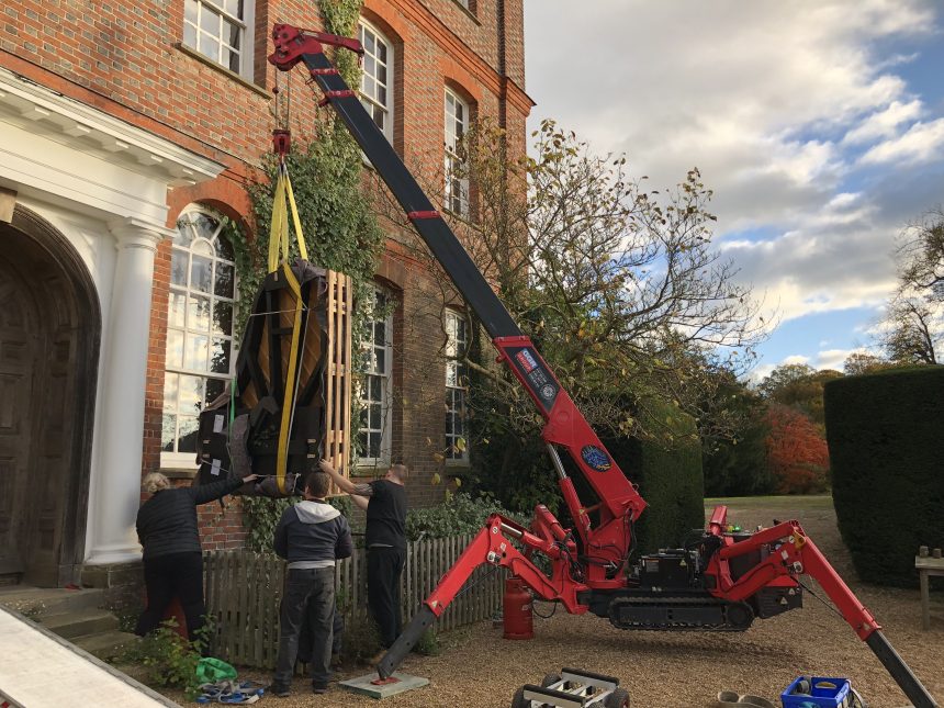 Seven Grand Pianos delivered by Crane!