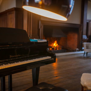Fireside piano