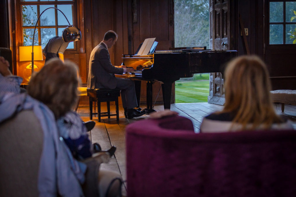 Evening recital at Finchcocks