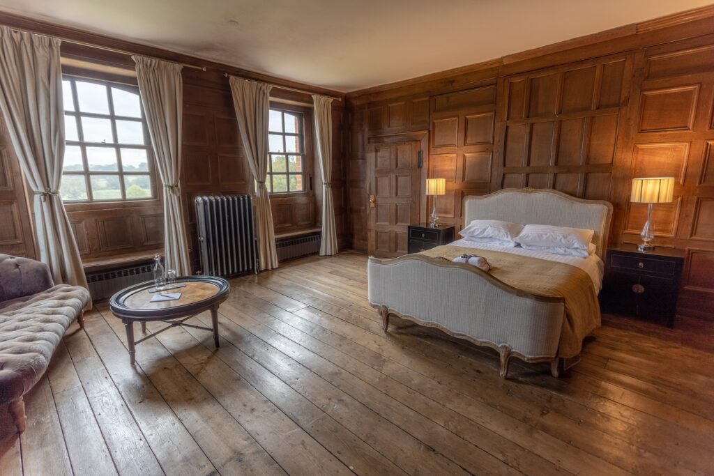 Panelled East bedroom