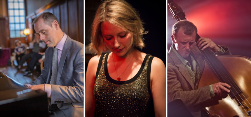 Jazz trio on the lawn with David Hall, Jennifer Maslin & James Sunney: Saturday 16th July 2022, 3pm – TICKETS STILL AVAILABLE