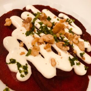 Beetroot & goats' cheese