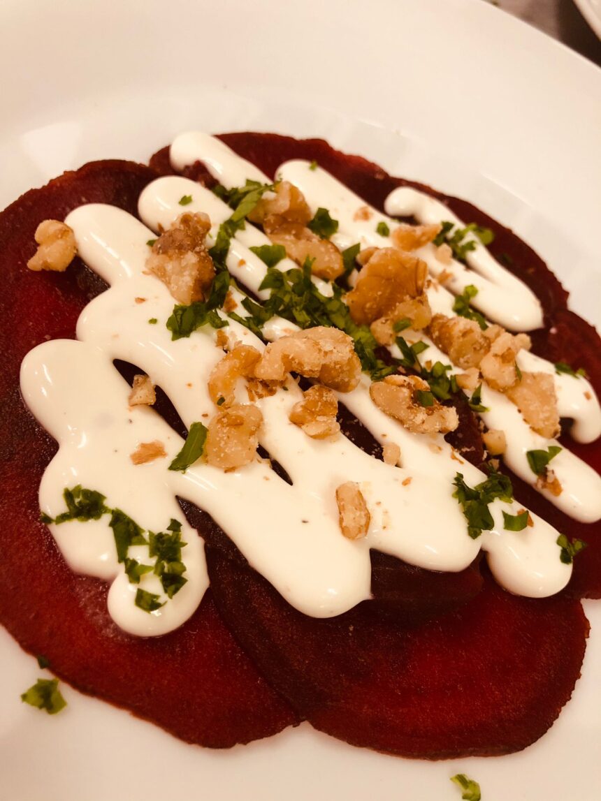Beetroot & goats' cheese